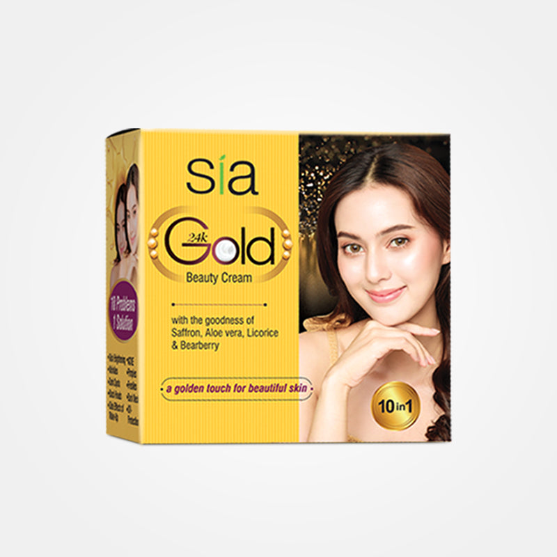 SIA 24K GOLD CRÈME de Beauté. 