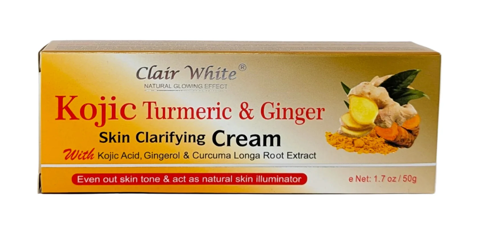CLAIR WHITE® KOJIC Curcuma et Gingembre CRÈME Clarifiante.