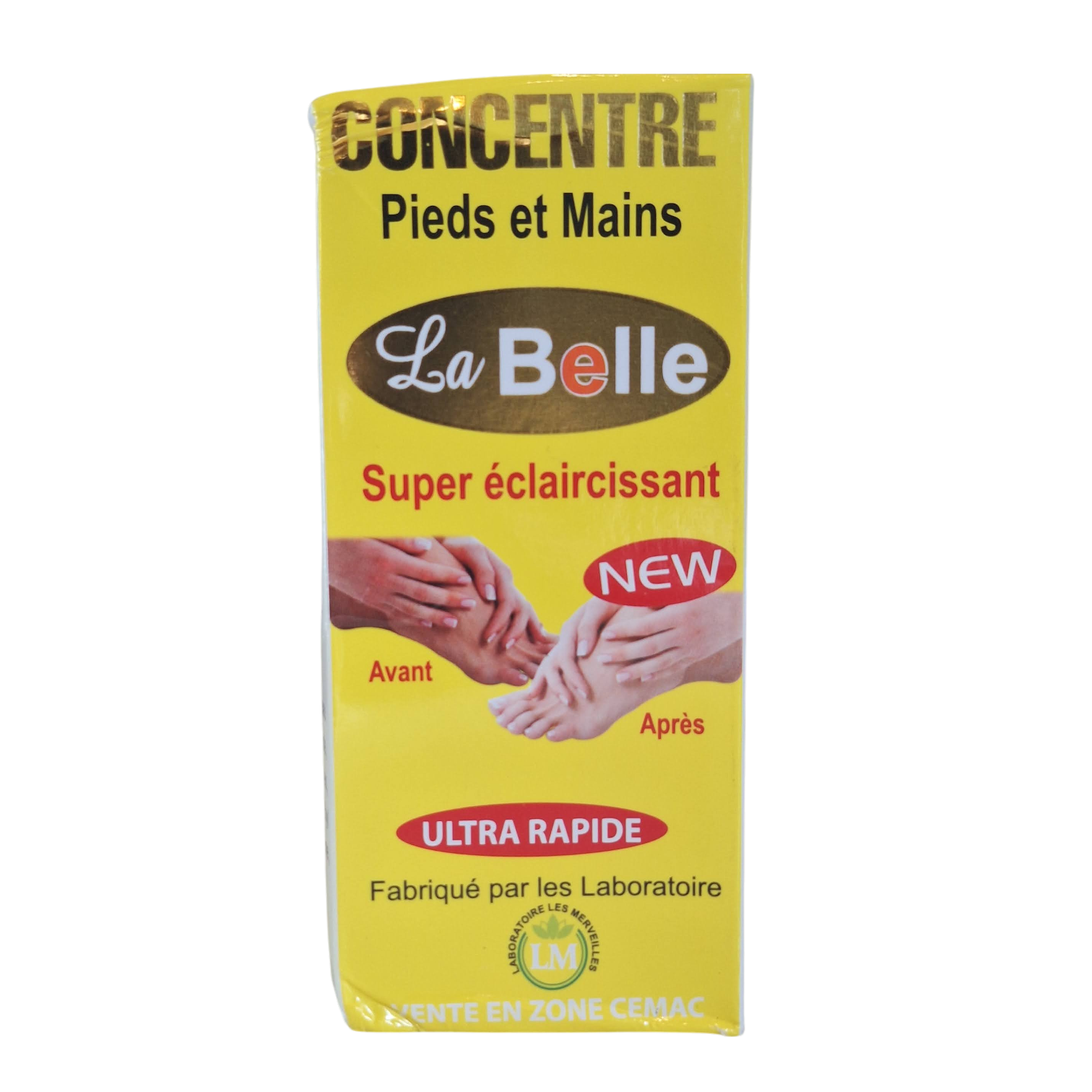 CONCENTRE Pieds et Mains. LA BELLE.