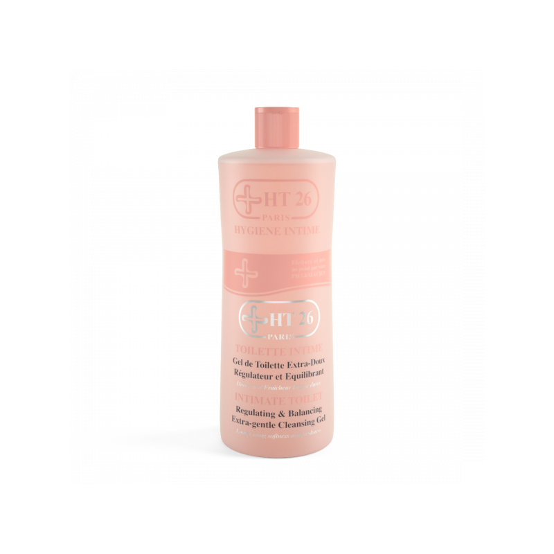 HT26 PARIS ® TOILETTE INTIME. Gel de Toilette Extra-Doux. Régulateur et Équilibrant.