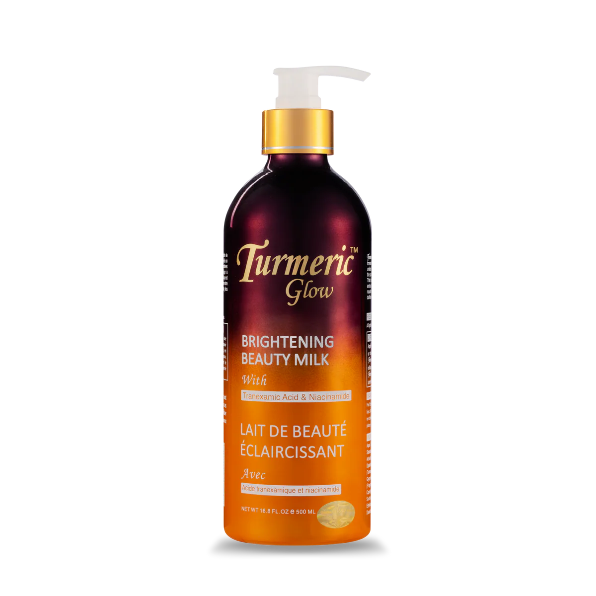 TURMERIC GLOW ® LAIT de Beauté Éclaircissant.