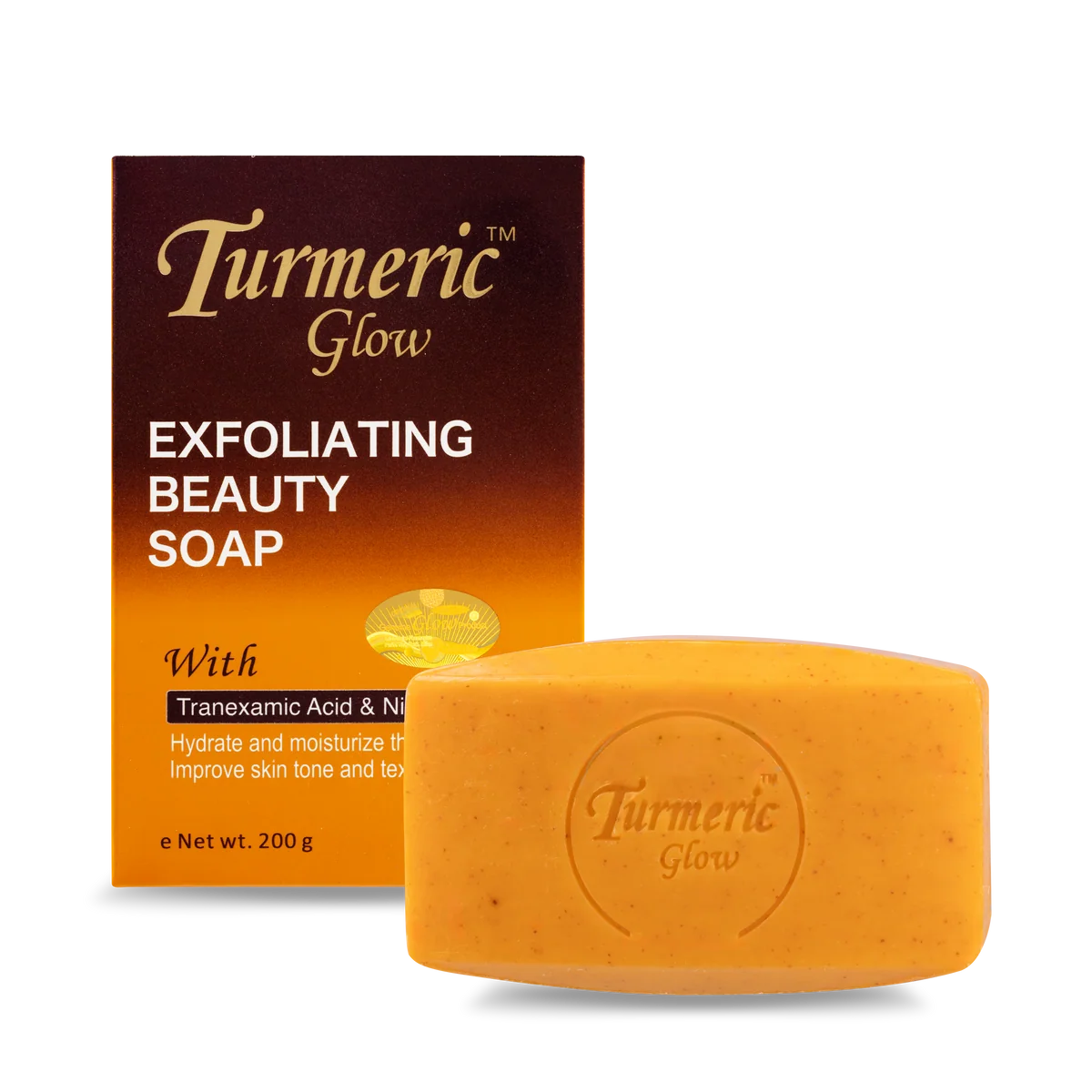 TURMERIC GLOW ® SAVON de Beauté Exfoliant.