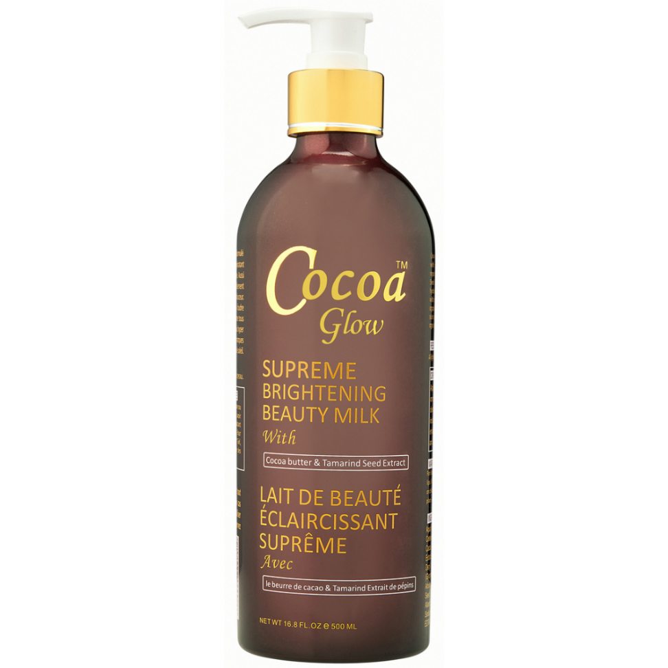 COCOA GLOW ® LAIT de Beauté Éclaircissant Suprême.