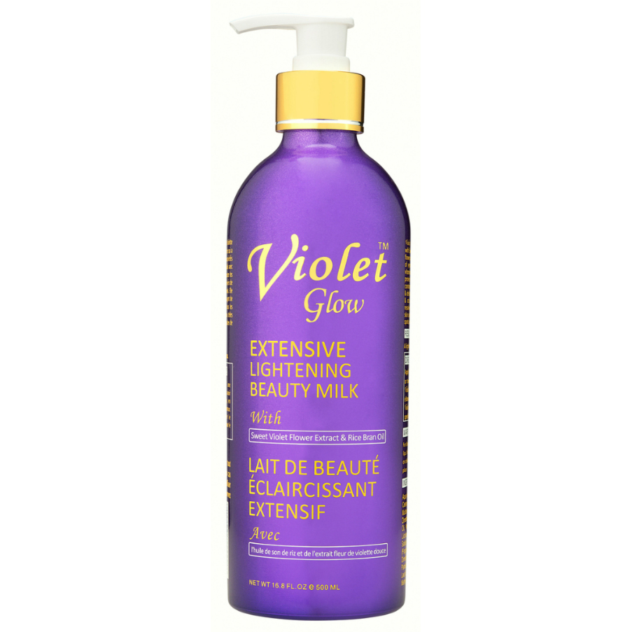 VIOLET GLOW ® Lait de Beauté Éclaircissant Extensif. 