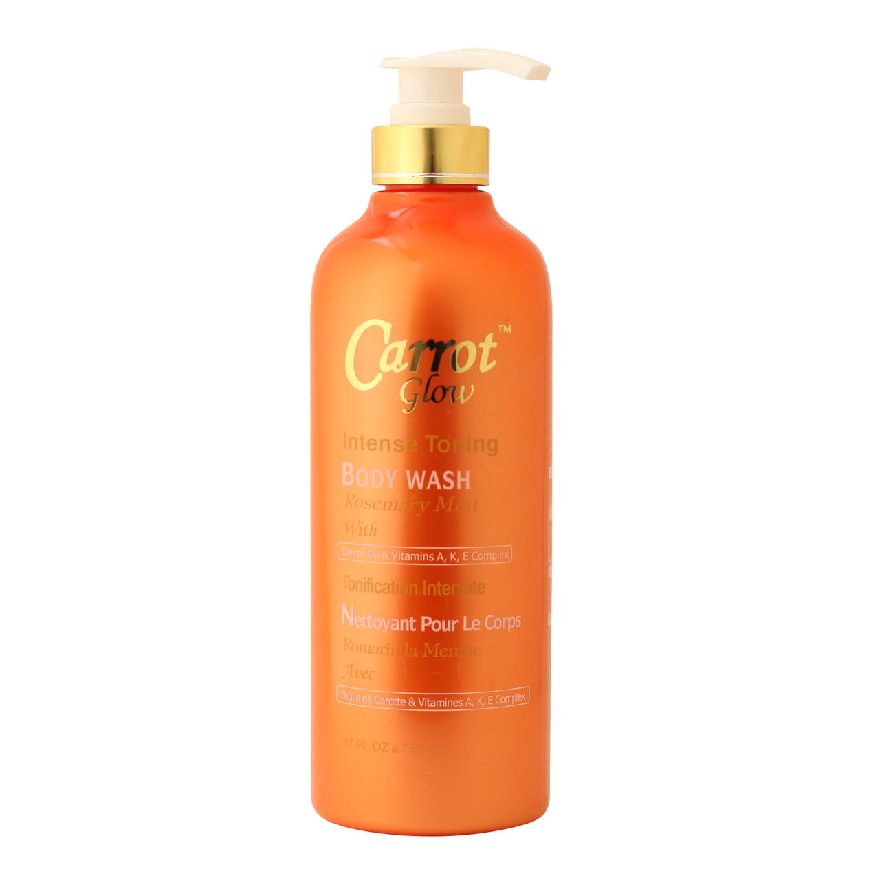 CARROT GLOW ® Nettoyant pour le Corps Tonification Intense. 