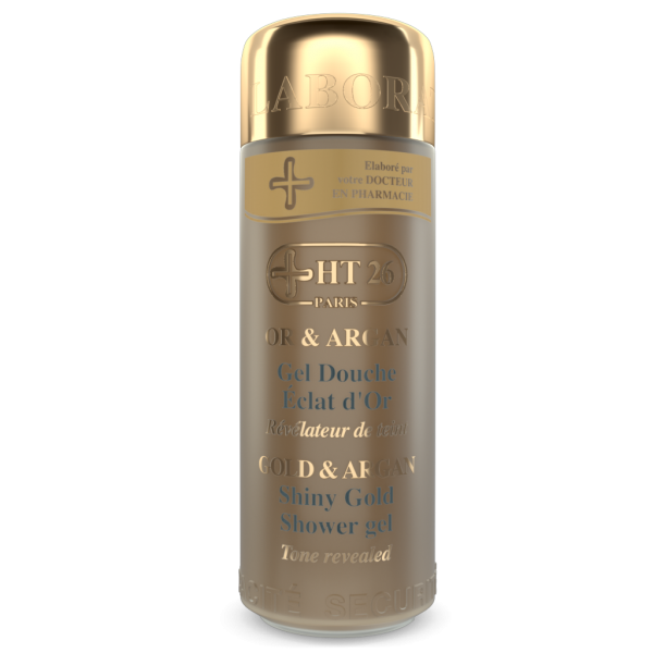 HT26 ® OR & ARGAN GEL Douche Éclat D’OR.