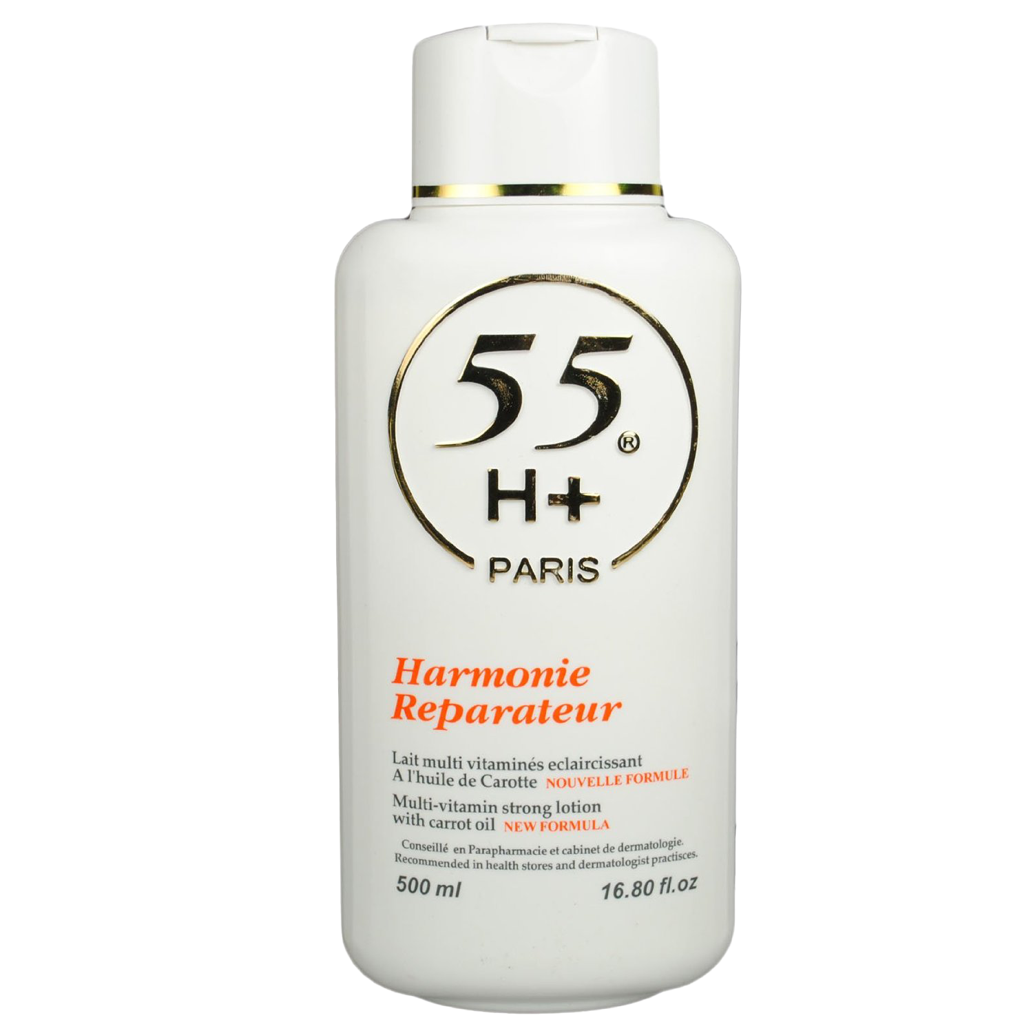 55H+ Paris ® Harmonie LAIT Eclaircissant NOUVELLE FORMULE.
