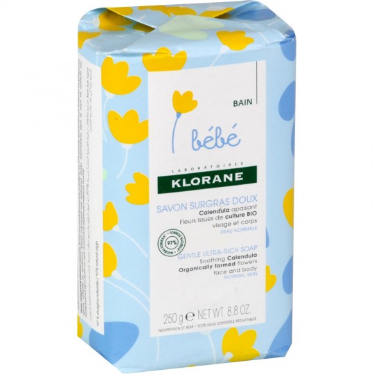 BÉBÉ KLORANE ®  SAVON Surgras Doux.