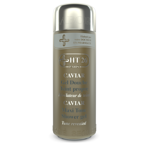 HT26 ® CAVIAR Gel Douche Teint propre. 