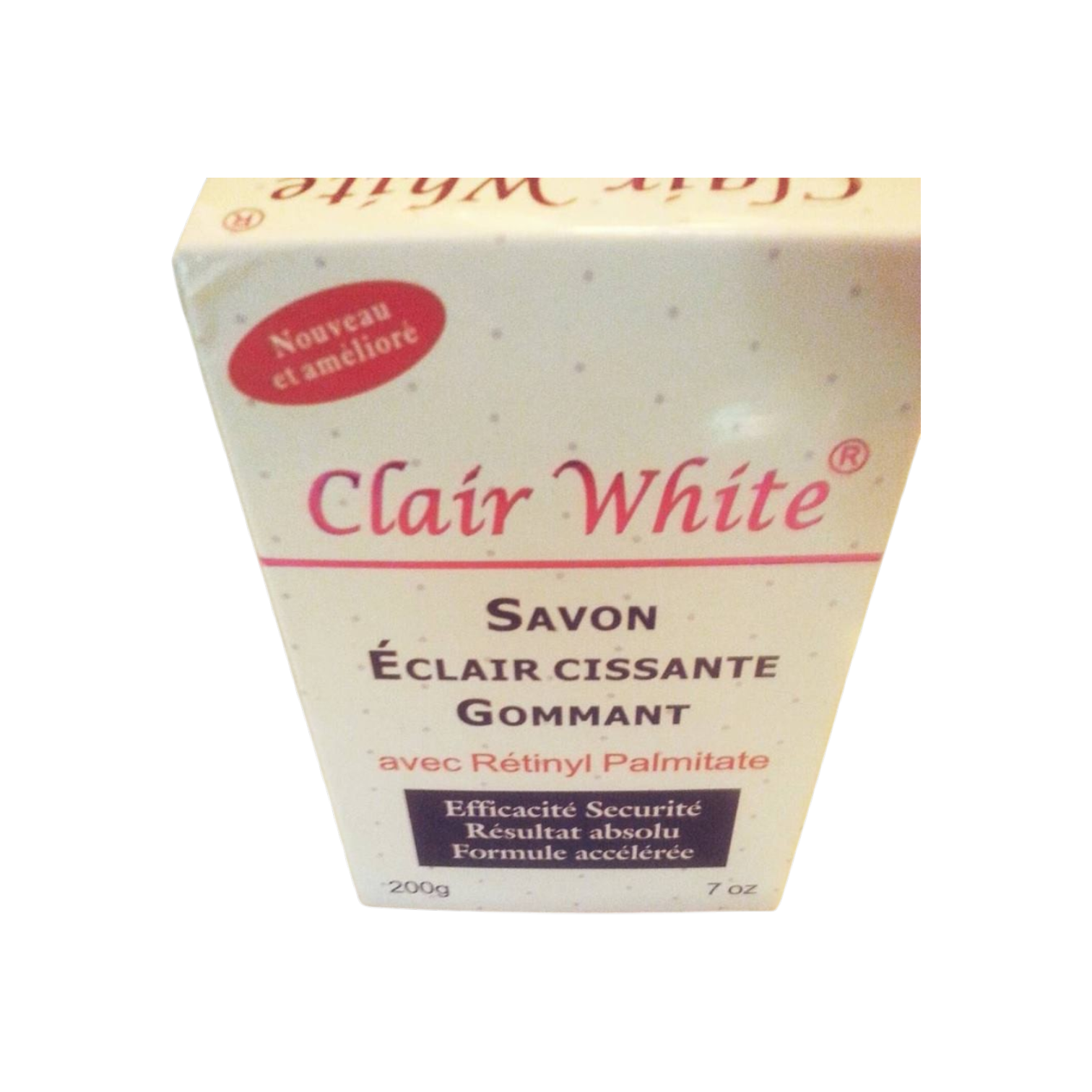 CLAIR WHITE® ORIGINAL SAVON Éclaircissante Gommant. 
