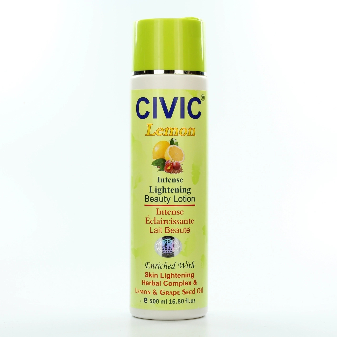 CIVIC® LEMON LAIT de Beauté Éclaircissante Intense.