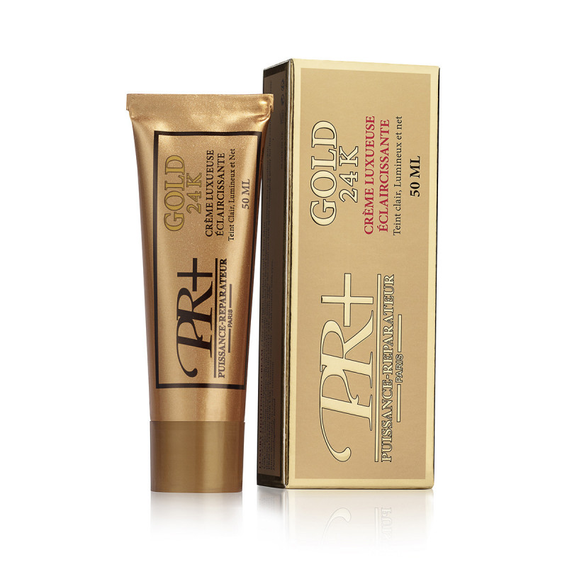 PR+® GOLD 24K CRÈME Luxueuse Éclaircissante.