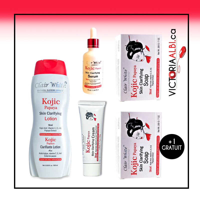 CLAIR WHITE KOJIC PAPAYA Coffret 