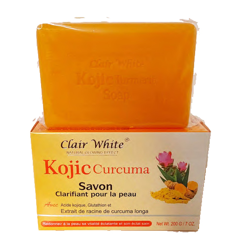 CLAIR WHITE® TURMERIC SAVON Corps Clarifiant.