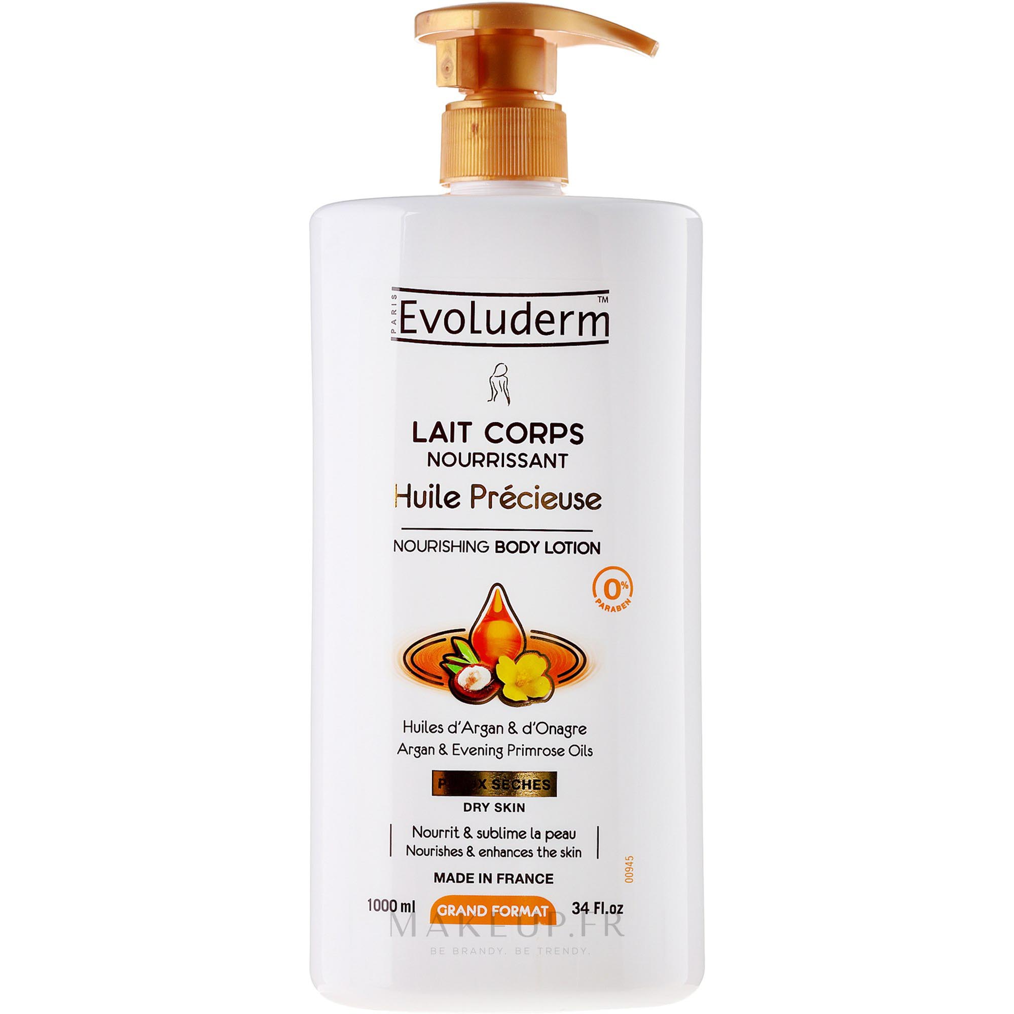 Lait éclaircissant DermoEvolution à L'huile De Macadamia 500ml - Soin Hydratant Et Illuminant NEUF