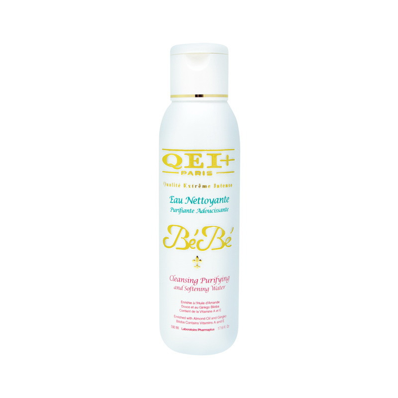 QEI+ Bébé  EAU Nettoyante Purifiante Adoucissante. 