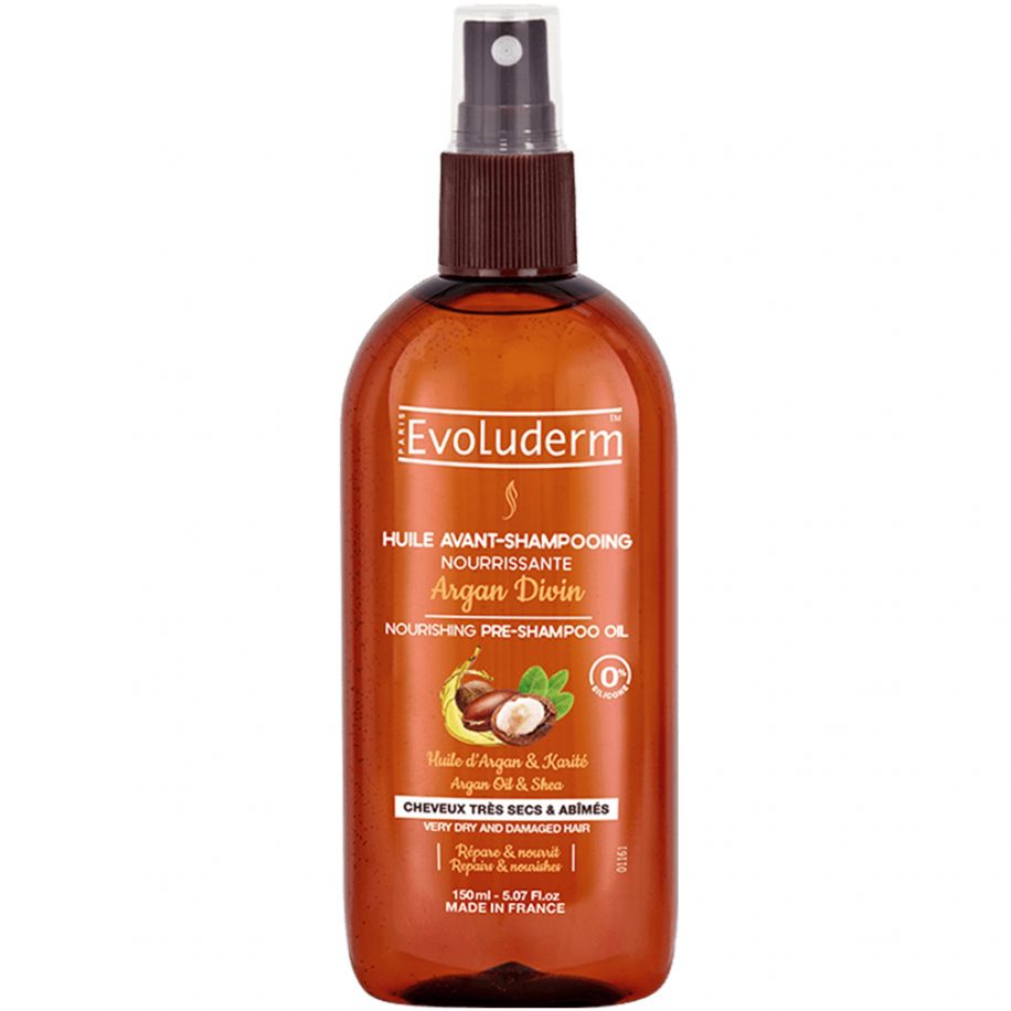 EVOLUDERM® HUILE AVANT-SHAMPOOING NOURRISSANTE.