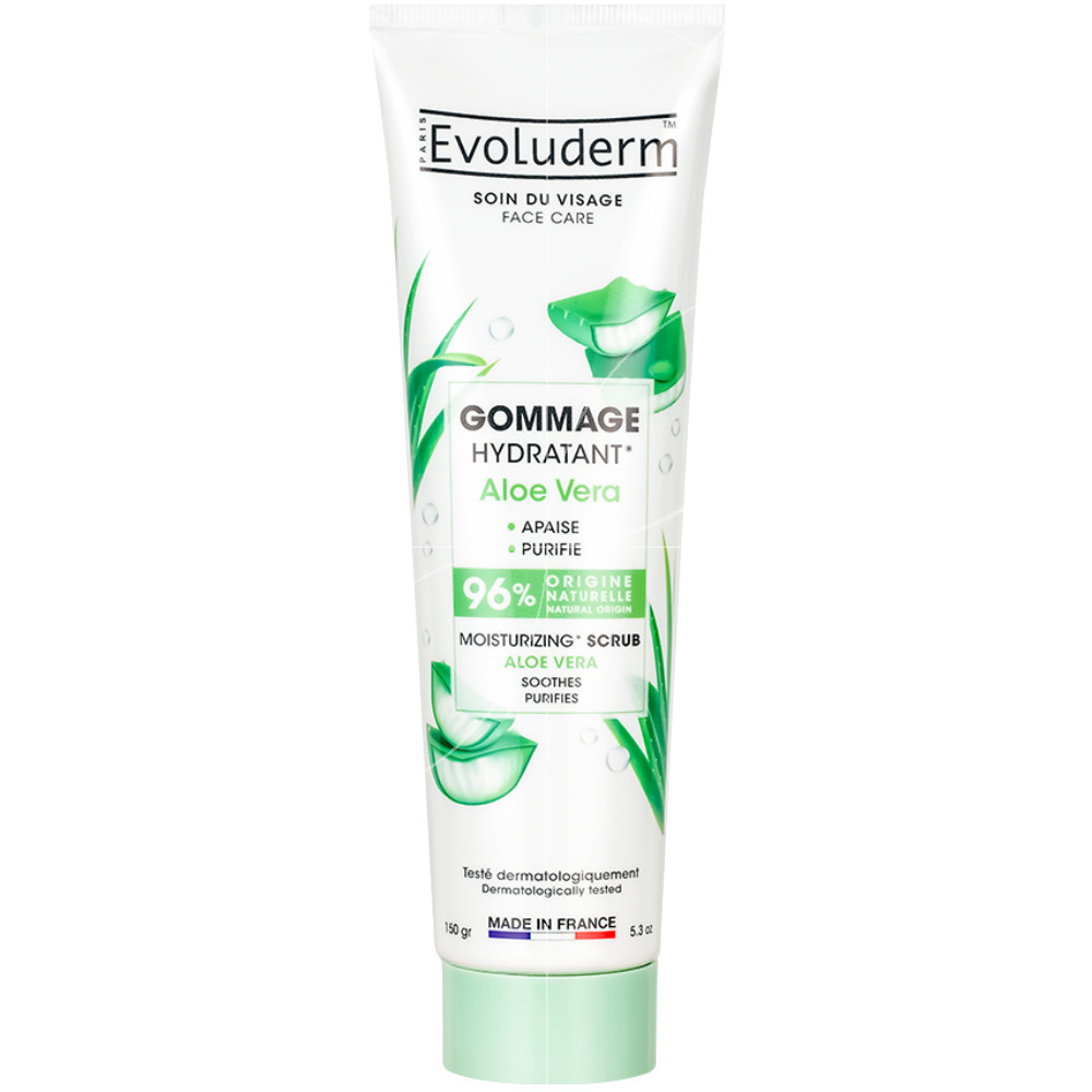 EVOLUDERM® GOMMAGE VISAGE HYDRATANT ALOE VERA.