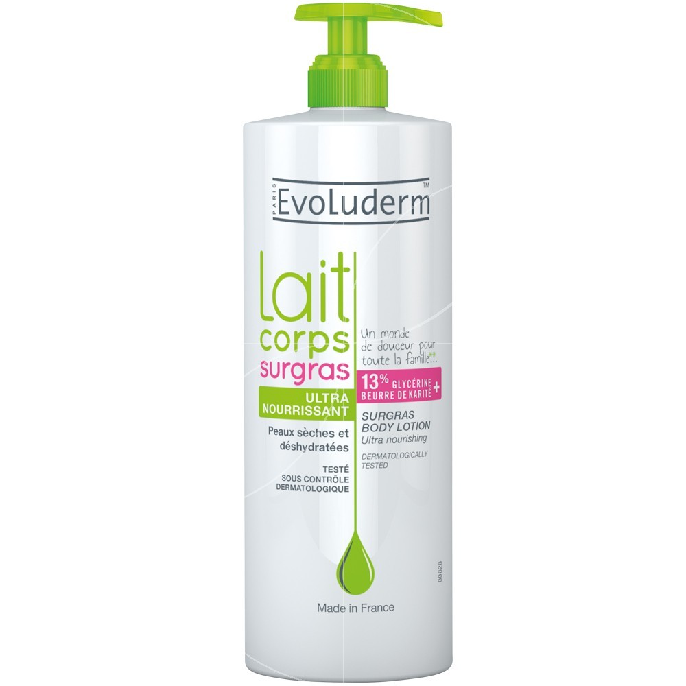 EVOLUDERM® LAIT CORPS SURGRAS. Ultra Nourrissant.