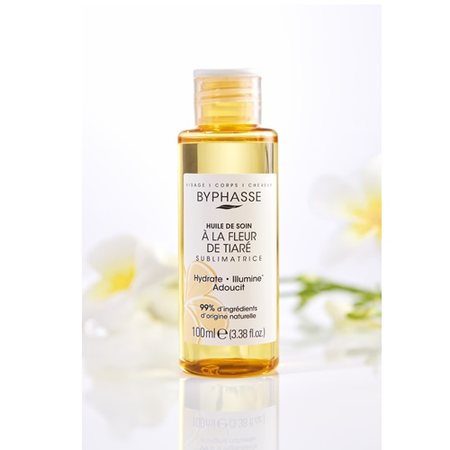 BYPHASSE NOURISHING OIL AT THE TIARÉ FLOWER.