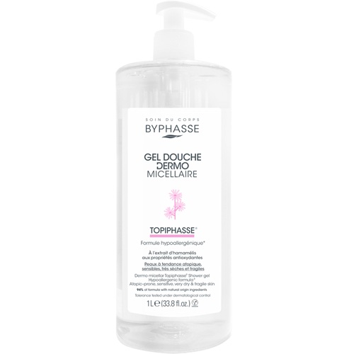 BYPHASSE GEL DOUCHE DERMO MICELLAIRE TOPIPHASSE.