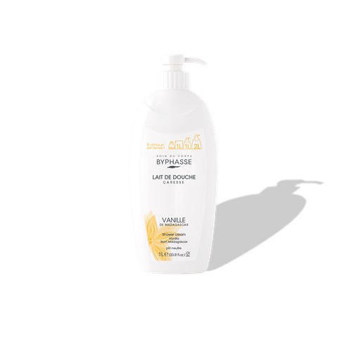 BYPHASSE LAIT DE DOUCHE CARESSE VANILLE.