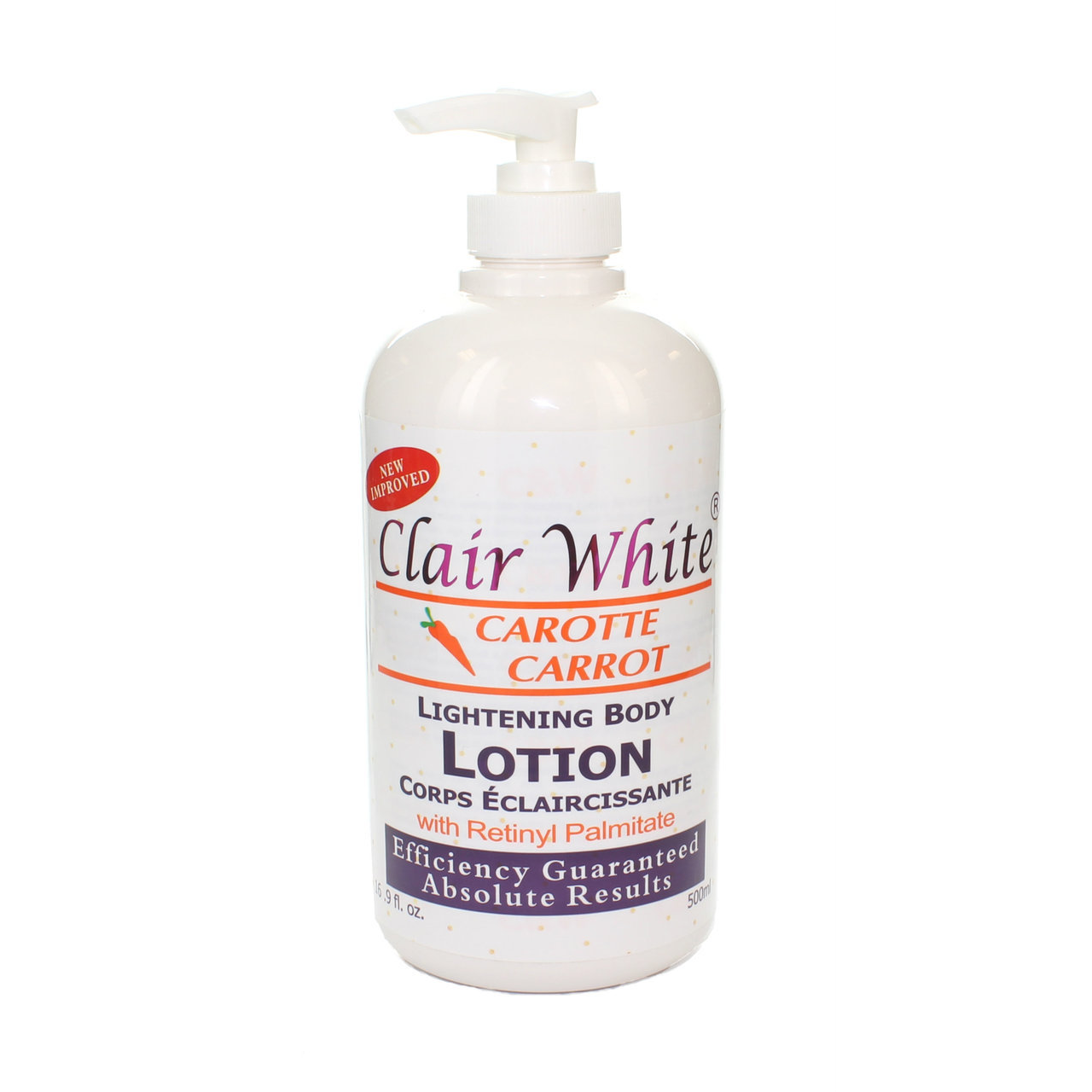 CLAIR WHITE® CARROT Lightening Body LOTION.
