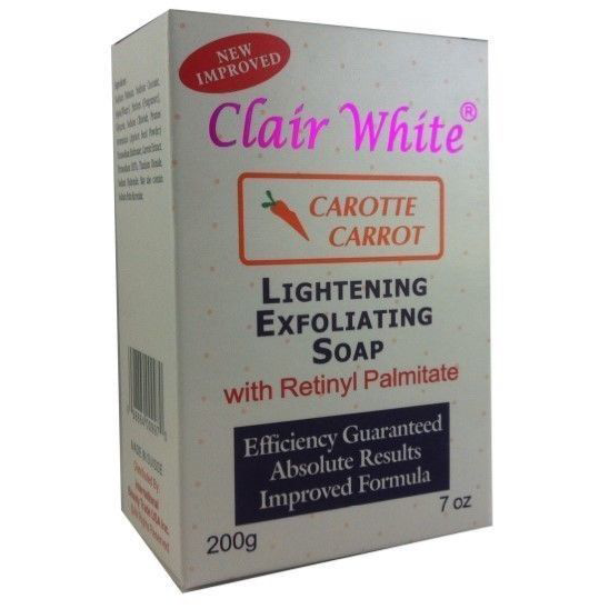 CLAIR WHITE® CARROT Lightening Exfoliating SOAP. 