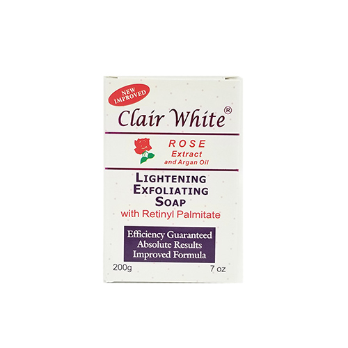 CLAIR WHITE® ROSE Lightening Exfoliating SOAP. 