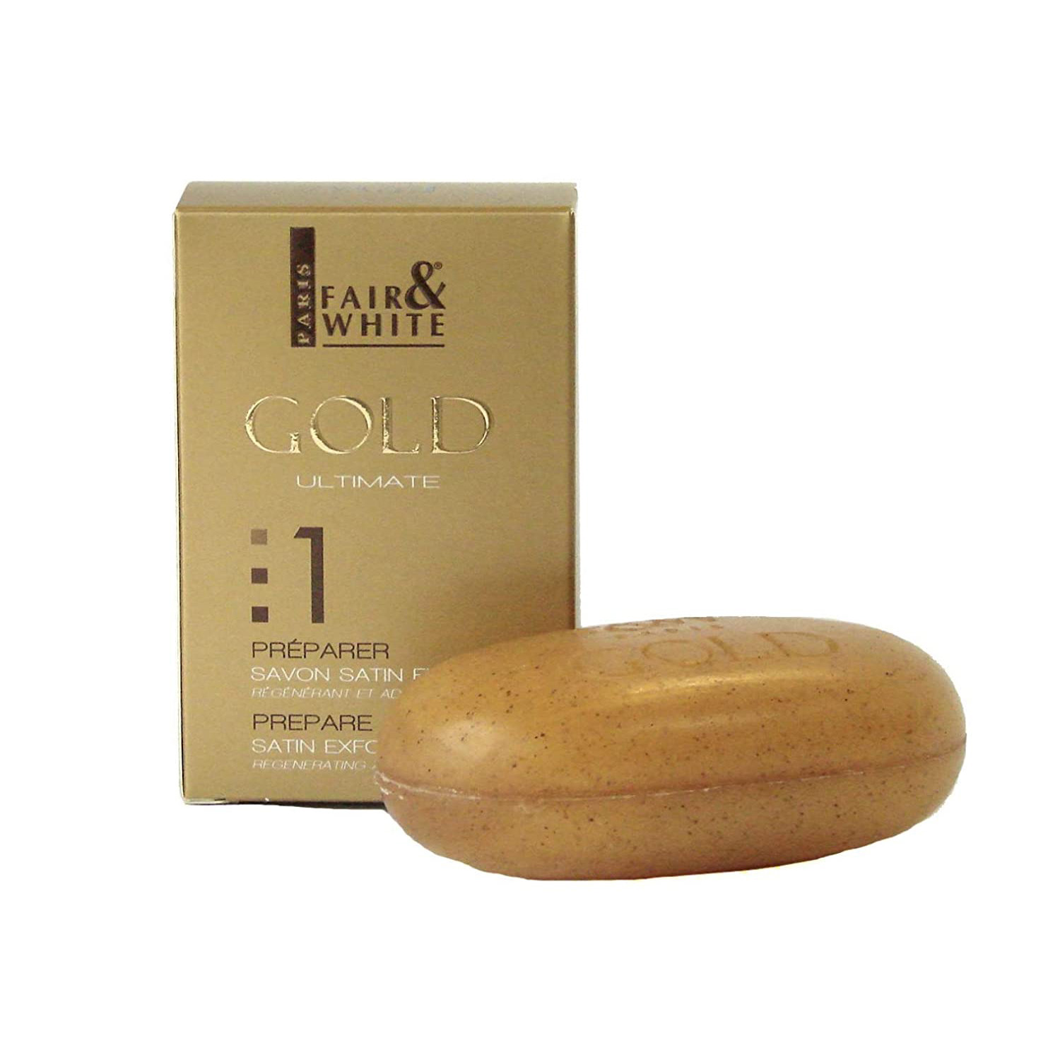 F&W® GOLD ULTIMATE SATIN Exfoliating SOAP. 