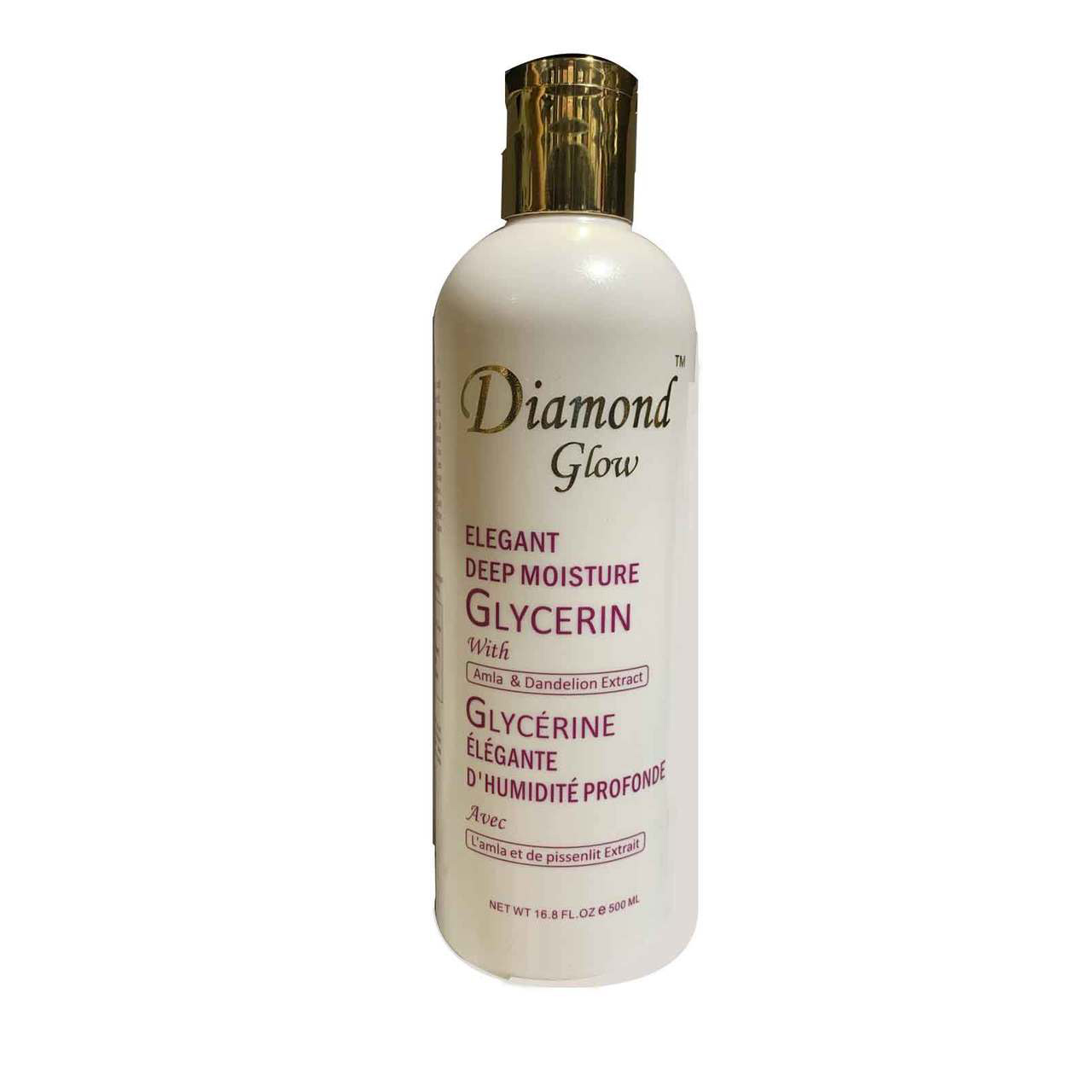 DIAMOND GLOW ® GLYCÉRINE Élégante d’humidité Profonde.