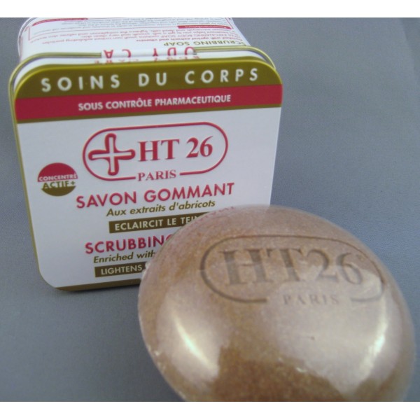 HT26 PARIS ® SAVON Gommant aux extraits d’abricots.