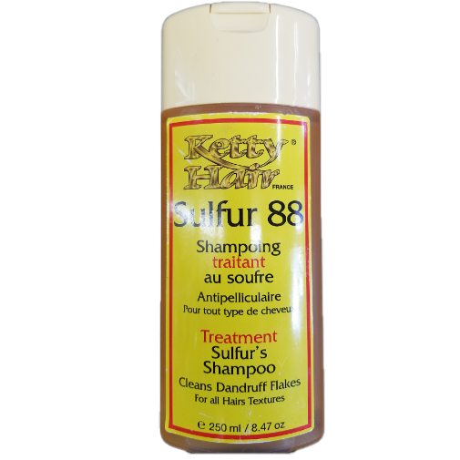 KETTY HAIR® SULFUR 88 TREATMENT SULFUR’S SHAMPOO. Cleans Dandruff Flakes.