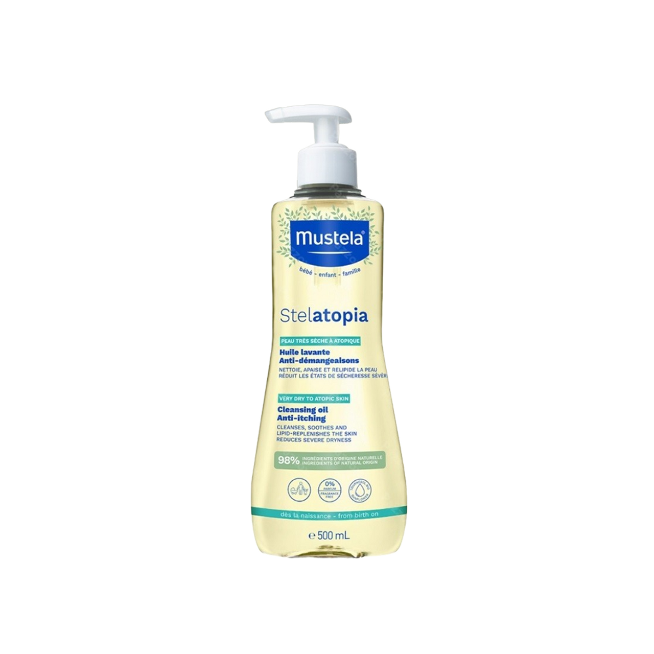 MUSTELA STELATOPIA CLEANSING OIL ANTI - ITCHING.