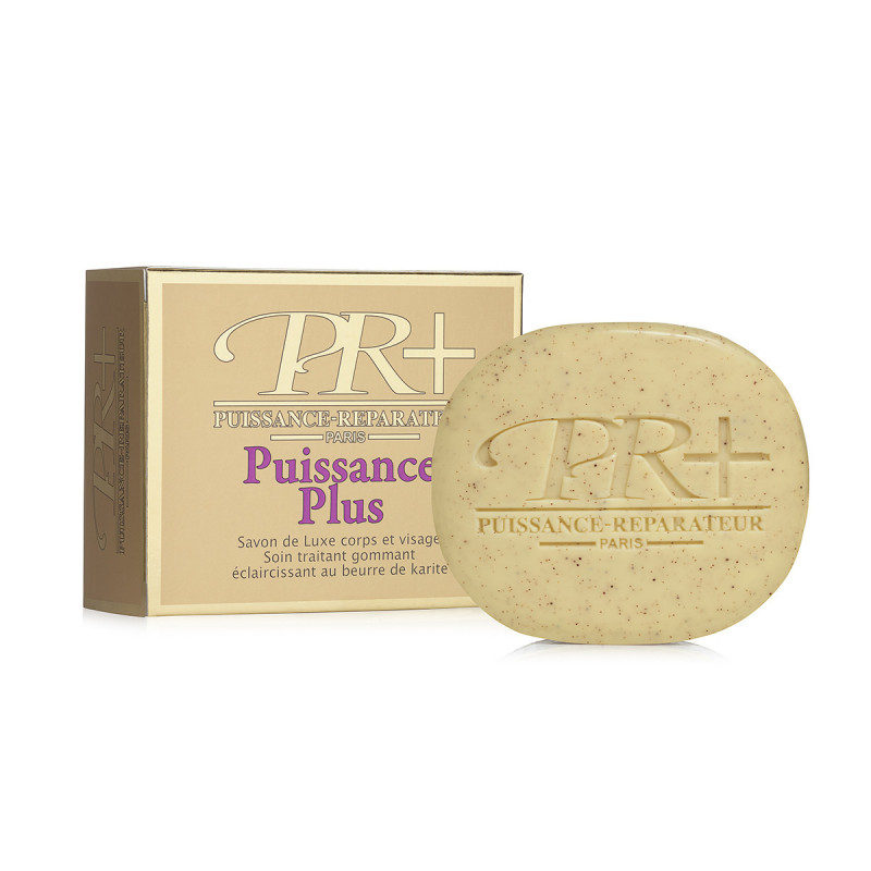PR+® Puissance Plus Luxury SOAP for face and body.